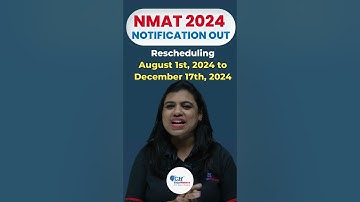 🚨 NMAT 2024 Notification OUT! | Key Details You Need to Know 📚 #shorts #nmat2024 #education