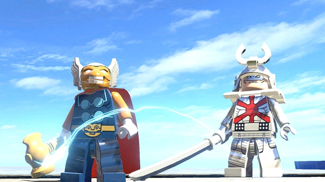 BETA RAY BILL VS SILVER SAMURAI - LEGO MARVEL SUPERHEROES - YouTube