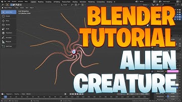 Blender tutorial - Alien creature