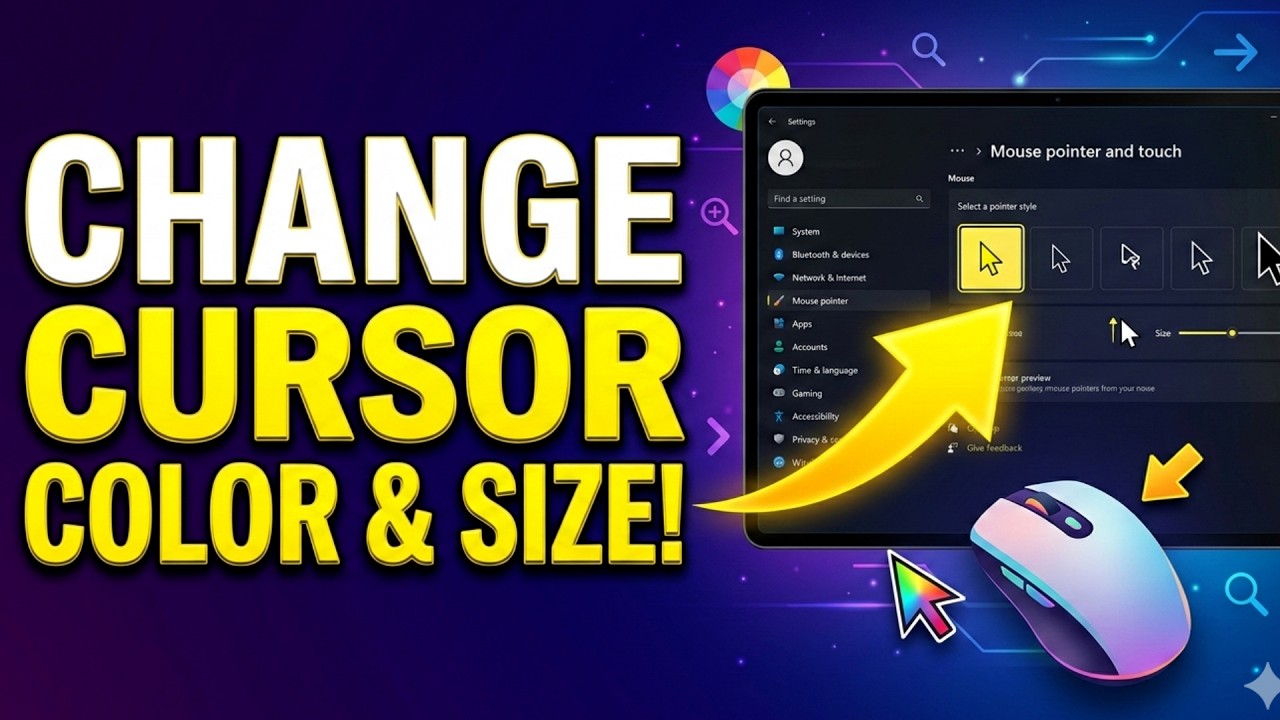 How to Change Cursor Color & Size in Windows 11 (Easy Step-by-Step ...