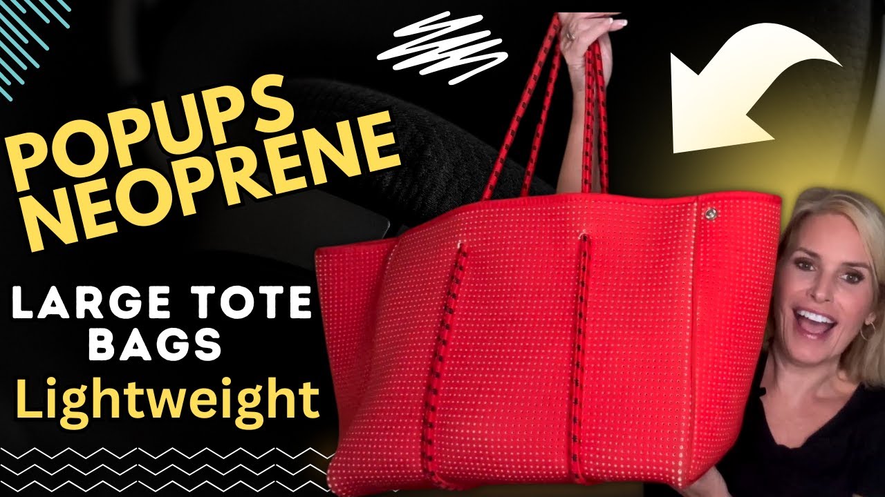 POPUPS Large Neoprene Tote Bag