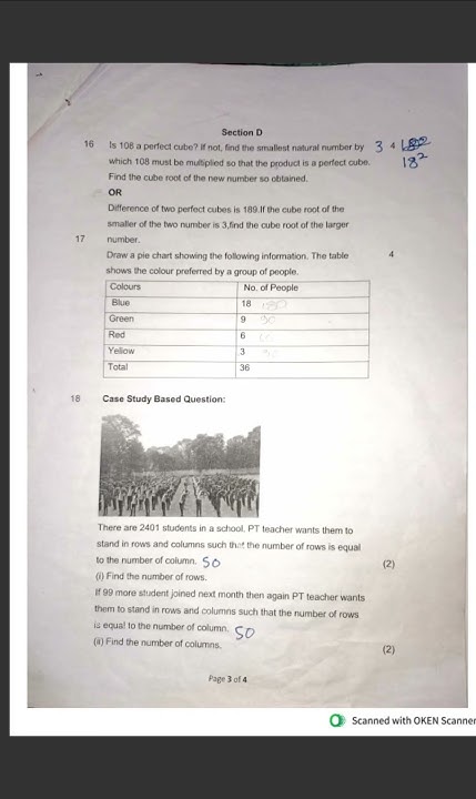 Class 8 Maths Half Yearly Exam Question Paper [NCERT] - YouTube
