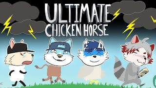 【 Ultimate Chicken Horse 】なんか足引っ張り合う？【 Vtuber 珊 さち 金剛ナグサ さべらすRin 朱鐘灰斗  】