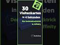 30 Visitenkarten in 5s? Affinity Automation! #Shorts