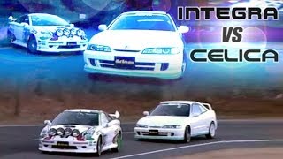 [ENG CC] FF Touge Battle - Spirits Integra Type R vs. C-ONE Celica HV49