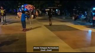 Suasana Aloon -Aloon TULUNGAGUNG || DI Malam Hari