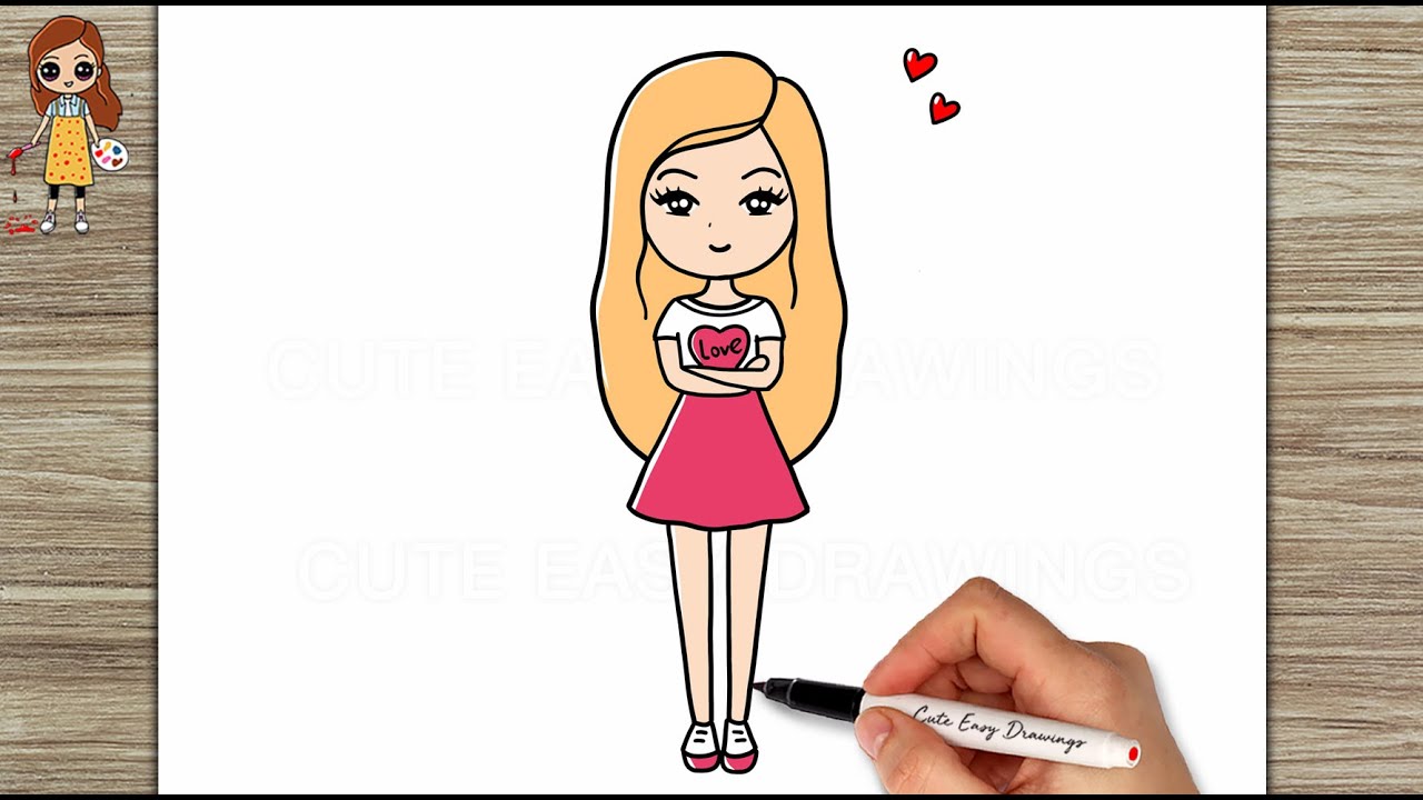 How to draw a beautiful girl || Easy drawing ideas for beginners || Easy  girl drawing | drawing | How to draw a beautiful girl || Easy drawing ideas  for beginners ||