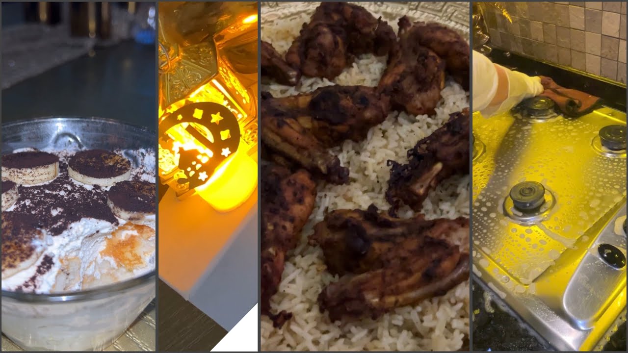 اليوم الخامس من رمضان 🌙 جنيوحات في الفران،بطاطا في الفرانً، مشيت،تحلية نااضية 👌