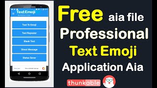 Professional free Emoji Application AIA file developed in kodular . screenshot 4