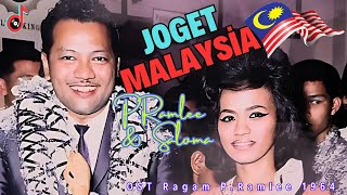 JOGET MALAYSIA - P.RAMLEE & SALOMA | OST Ragam P.Ramlee 1964 (Colorized)