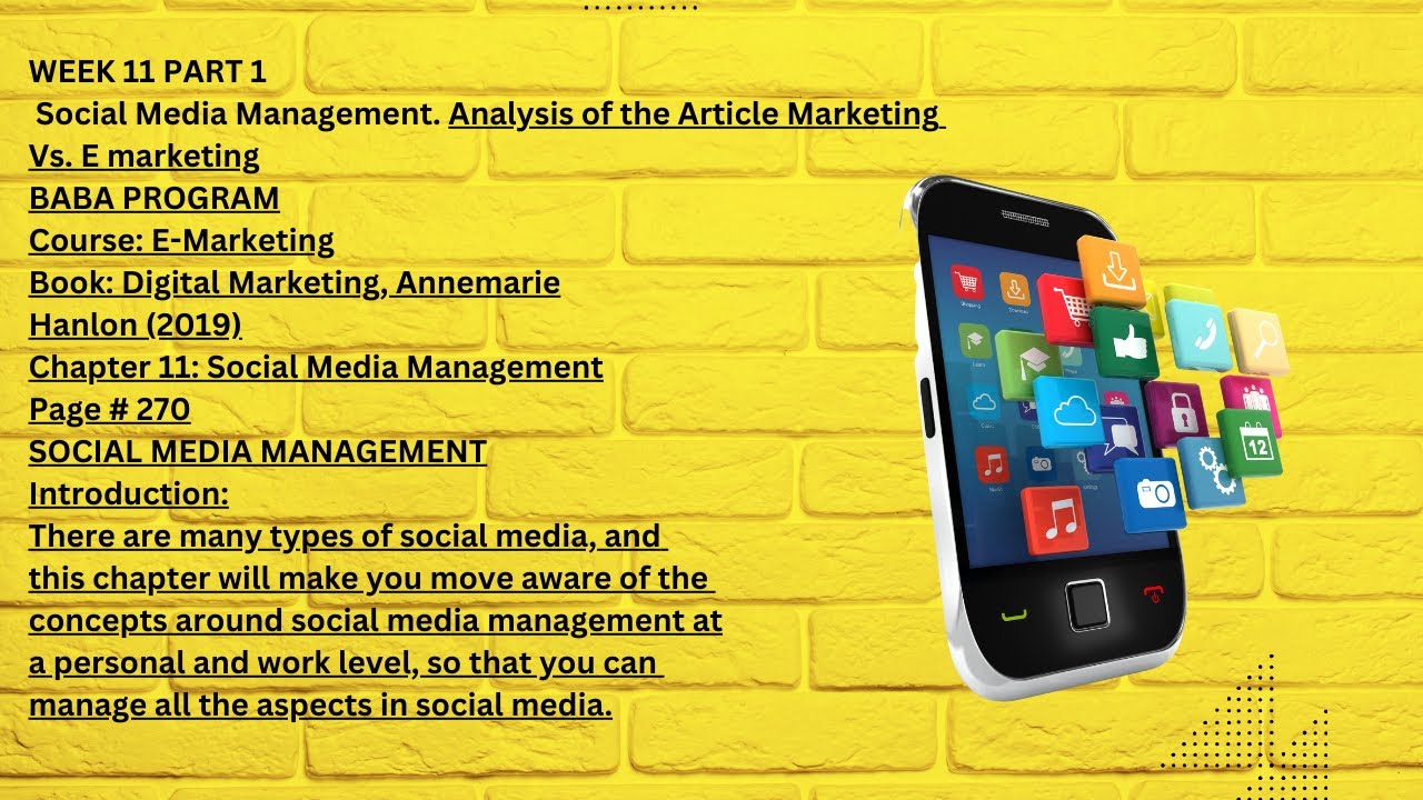 Part 1 DIGITAL MARKETING  WEEK 11 Social Media Management (Short Recording) Google Business