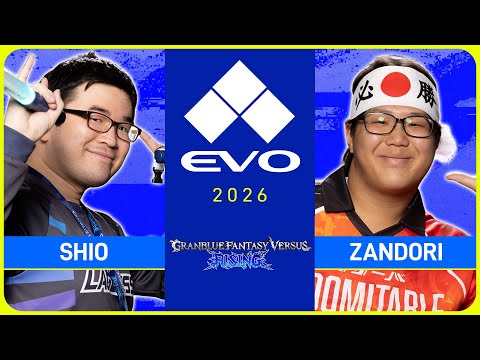 Evo 2026: Shio vs ZanDori | Granblue Fantasy Versus: Rising | Winners Semifinals