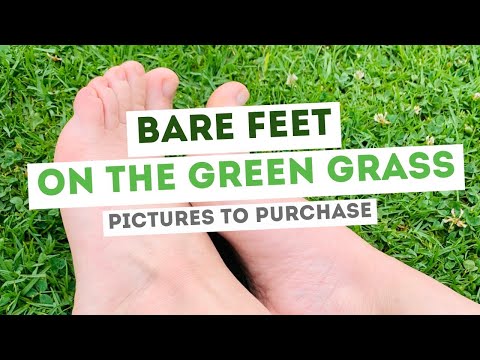 Foot Fetish | Bare Feet on Green Grass