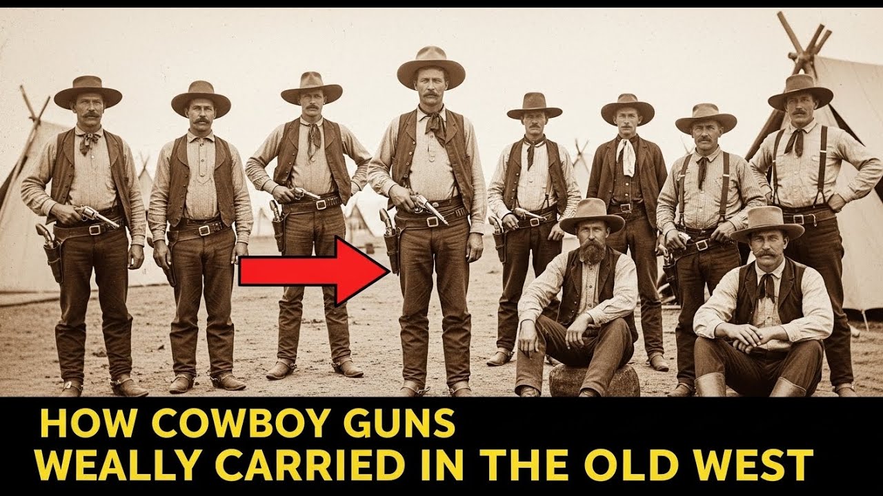 How Cowboys REALLY Carried Their Guns in the Old West | The Truth ...