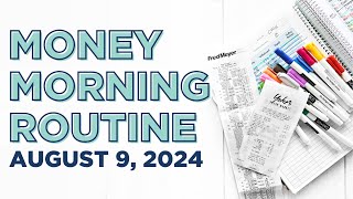 Money Morning Routine | Grocery Haul + Budget Tips