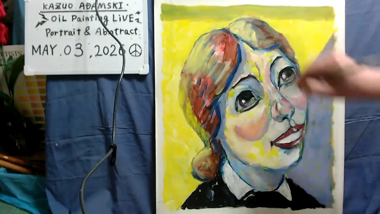 現代の洋画 25 GRAPHIC OIL PAINTING NOW Oil painting portrait day 2 op1681-2 [LIVE]-- 