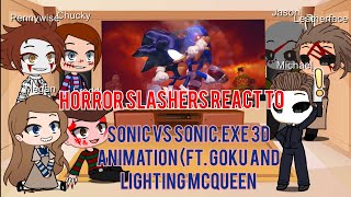 Sonic VS Sonic.EXE 3D Animation Ft. Special Guest (Goku and Lighting Mcqueen) | Gacha Club