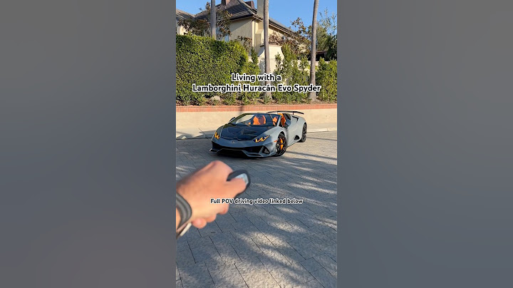 Lamborghini Evo Spyder POV #lamborghini #lamborghinihuracan #huracan #huracanevo #supercars #car