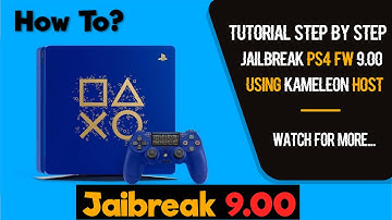 PS4 9.00 Jailbreak Using Kameleon HOST | GoldHEN 2.0B2