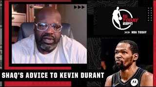 Shaq Has A Little Advice For Kevin Durant Nba Today
