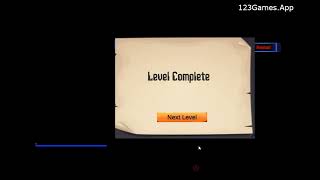 Neon square Rush Gameplay & Walkthrough | Free at 123Games.App screenshot 2