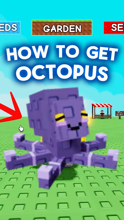 HOW TO GET OCTOPUS “GROW A GARDEN” NEW UPDATE! #growagarden #gag #roblox
