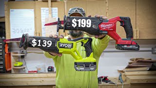 M18 Fuel Sawzall vs Ryobi One+ Recip | PRO vs Joe