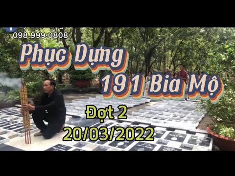Video Phục dựng bia mộ ở Nghĩa trang quân đội Biên Hoà (đợt... - youtube