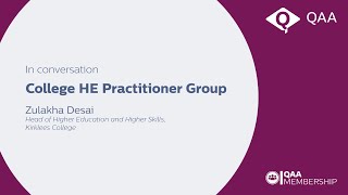 QAA Membership 20-21: In Conversation - College HE Practitioner Group