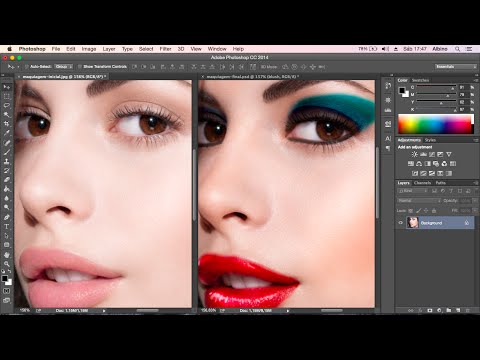 Vídeo: Como Fazer Maquiagem No Photoshop