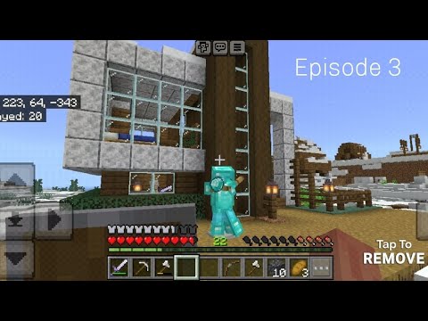 Survival series episode 3 full Diamond armour in Minecraft - YouTube