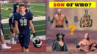 99% Fail to Guess WWE Superstars Son 2021 | WWE QUIZ Wresters Son 2021 screenshot 5