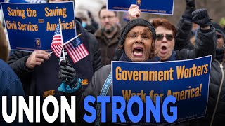 Democrats Join LARGEST Government Workers Union To Protest DOGE Cuts