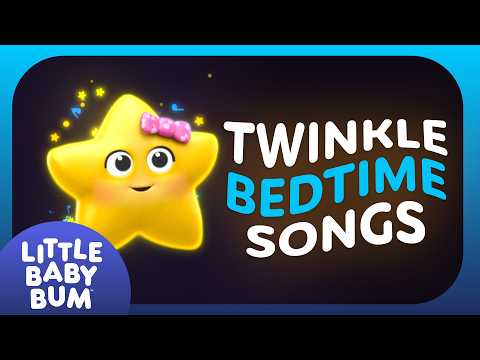 Sleepy Twinkle Songs | Little Baby Bum | 💤 Bedtime, Wind Down, and Sleep with Moonbug Kids