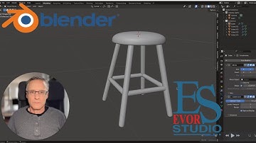 Create a 3D Bar Stool in Blender