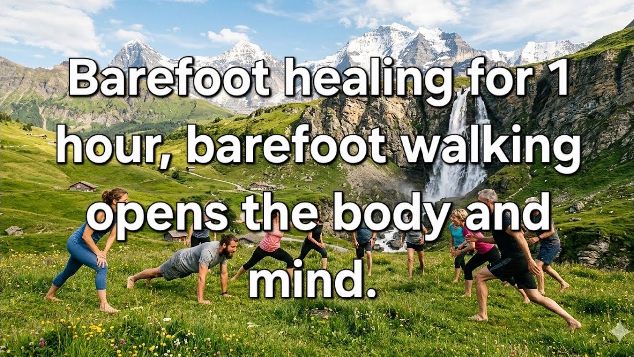 Barefoot Healing  1 Hour -Open Your Body and Mind Walk Barefoot Awaken Your Brain #BarefootWalking