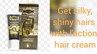 Get silky,shiny hair in 20 minutes/l'action hair cream review &demo