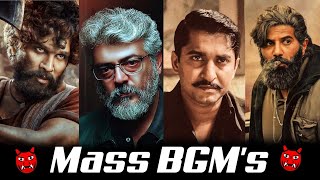 Top 10 BGM of South Indian || Famous Mass Background Music (BGM) || Kurup, Mahaan, Pushpa, Valimai