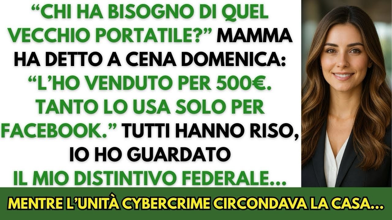 La mia famiglia ha venduto il mio portatile “rotto” per 500€… conteneva file di Stato