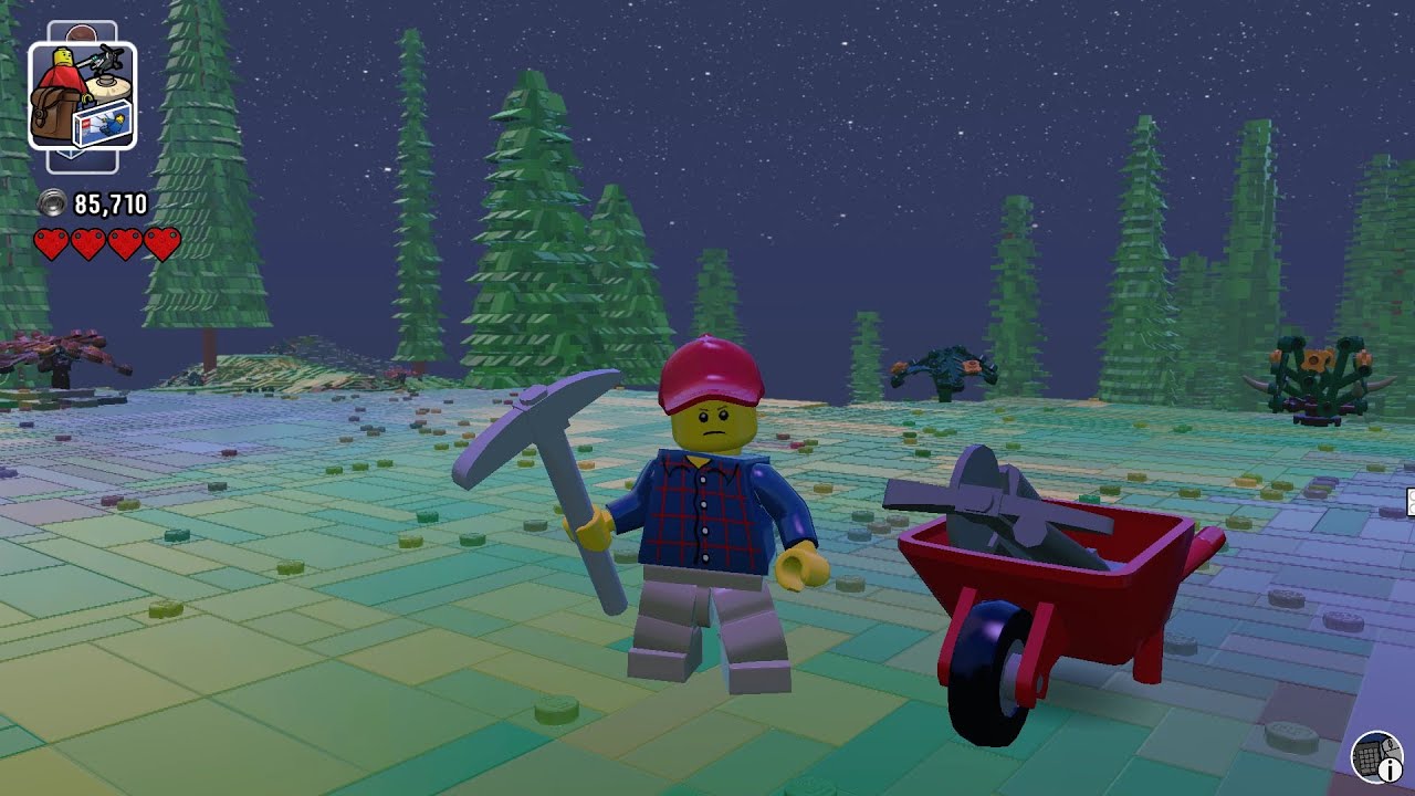 LEGO Worlds Wheelbarrow Free Roam Gameplay (PC HD) [1080p] YouTube