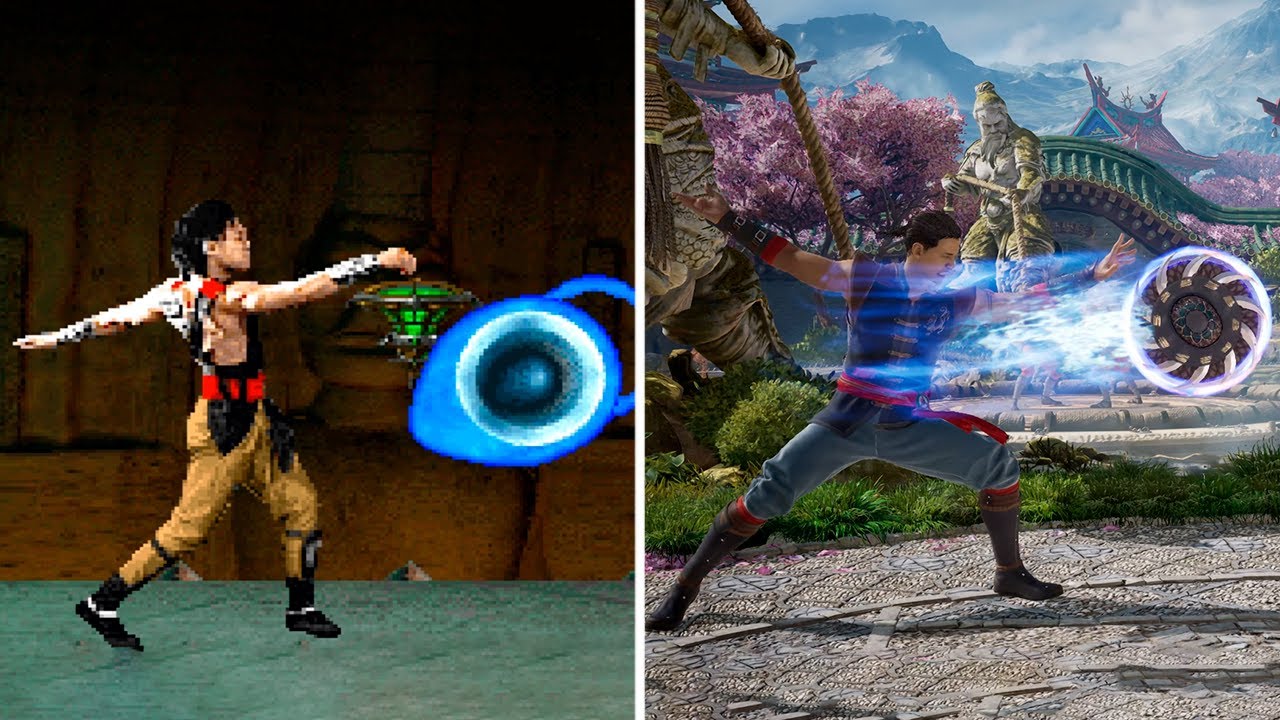 Evolution of Kung Lao's Hat Throw (1993-2025)