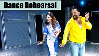 Tannaz Irani and Bakhhtyar Irani sharpen their dance skills; rehearse at a studio