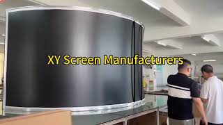 Audiovisual custom picture frame arc screen#screen #projectorscreen #projector #hometheater #movie