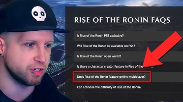 Rise of the Ronin Just Put up an FAQ.. 4 Player Coop, Difficulty Settings & More