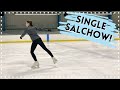 How to do a single salchow  tips for beginners  figure skating tutorial