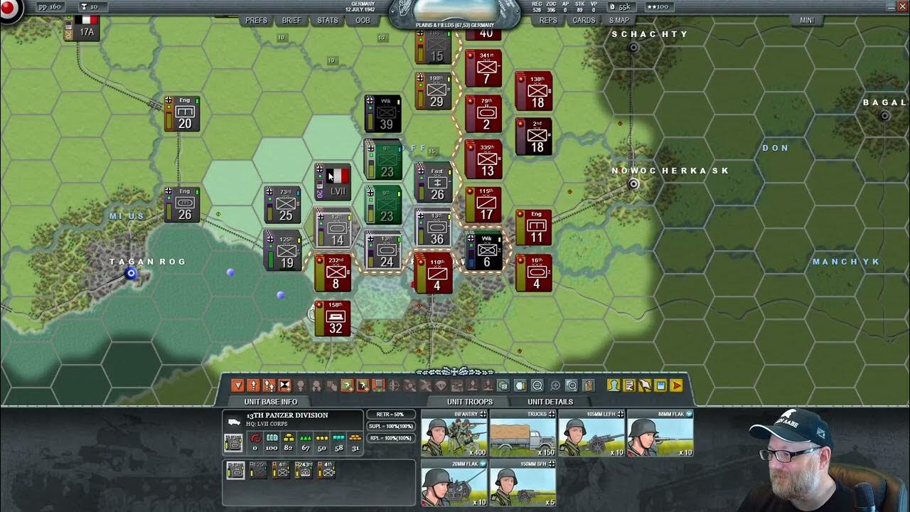 17th Army Reaches Rostov 😺🔥 Decisive Campaigns Case Blue Game 1 Turn