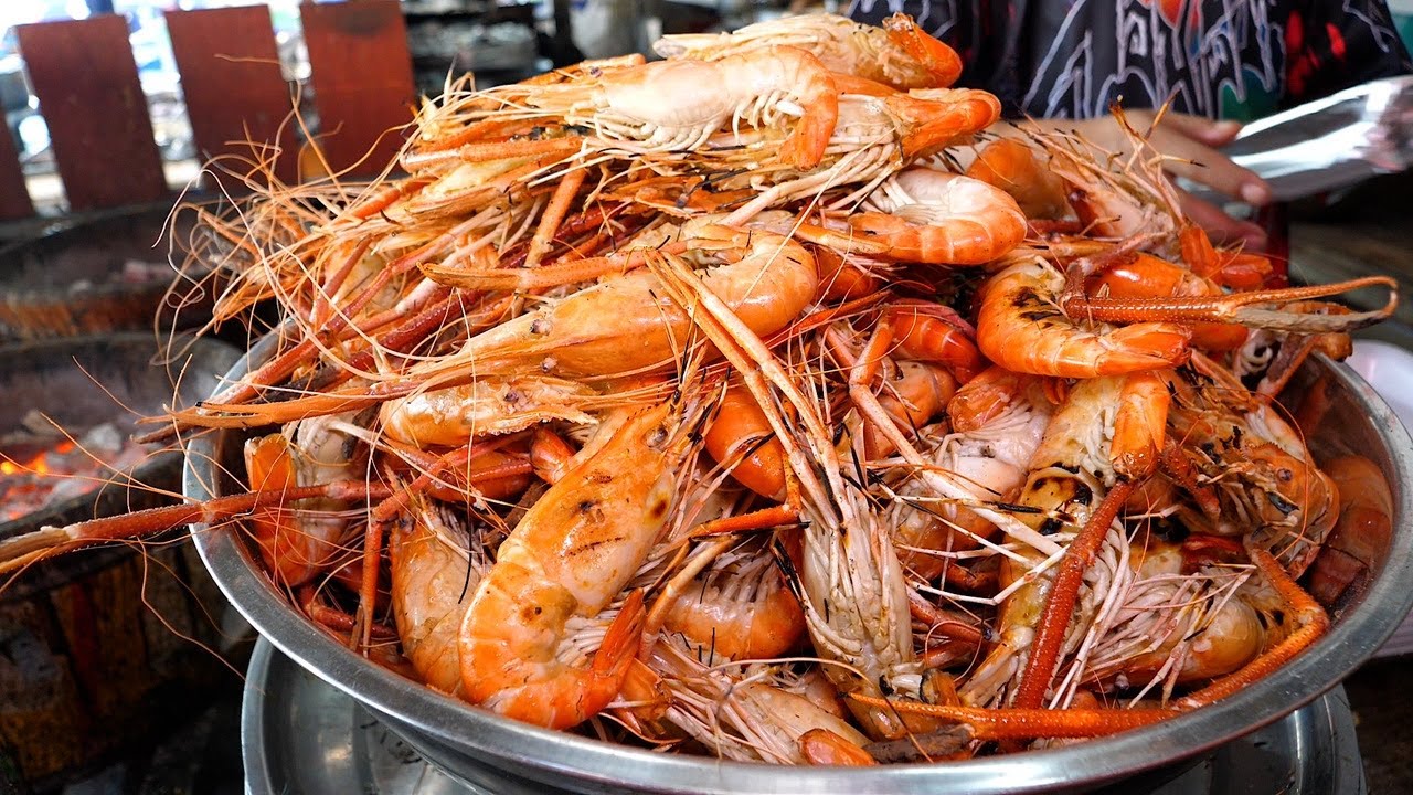 태국 방콕의 해산물 요리 모음 Seafood dishes in Bangkok, Thailand