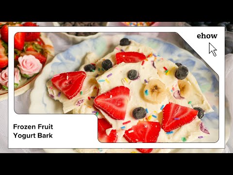 Frozen Fruit Yogurt Bark
