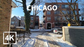 4K Driving in Bucktown - Chicago Neighborhood - Another face of the city - USA