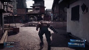 Final Fantasy VII Remake || Mod || Barret Angrily Goes Around Town